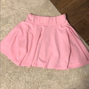 Light pink mini skirt